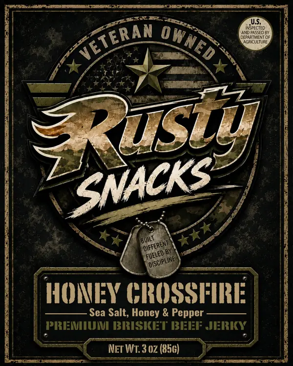 Honey Crossfire — Sea Salt, Honey & Pepper supplier reference label front
